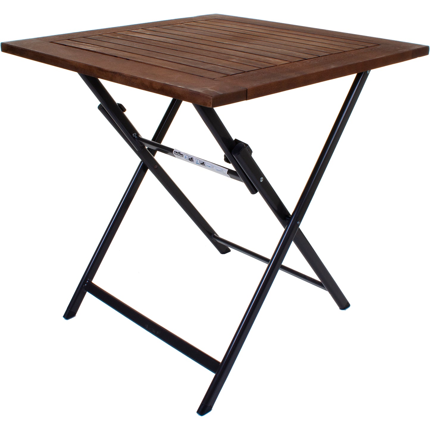 Copy of Folding Square Garden Table - Dark Brown