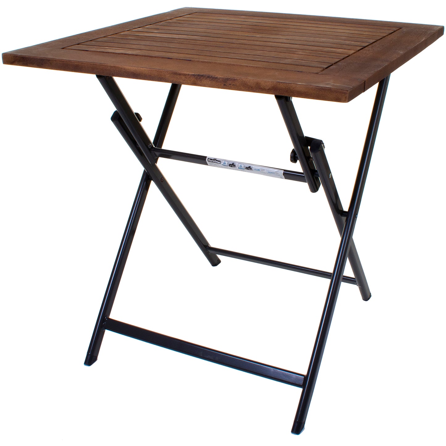 Copy of Folding Square Garden Table - Dark Brown