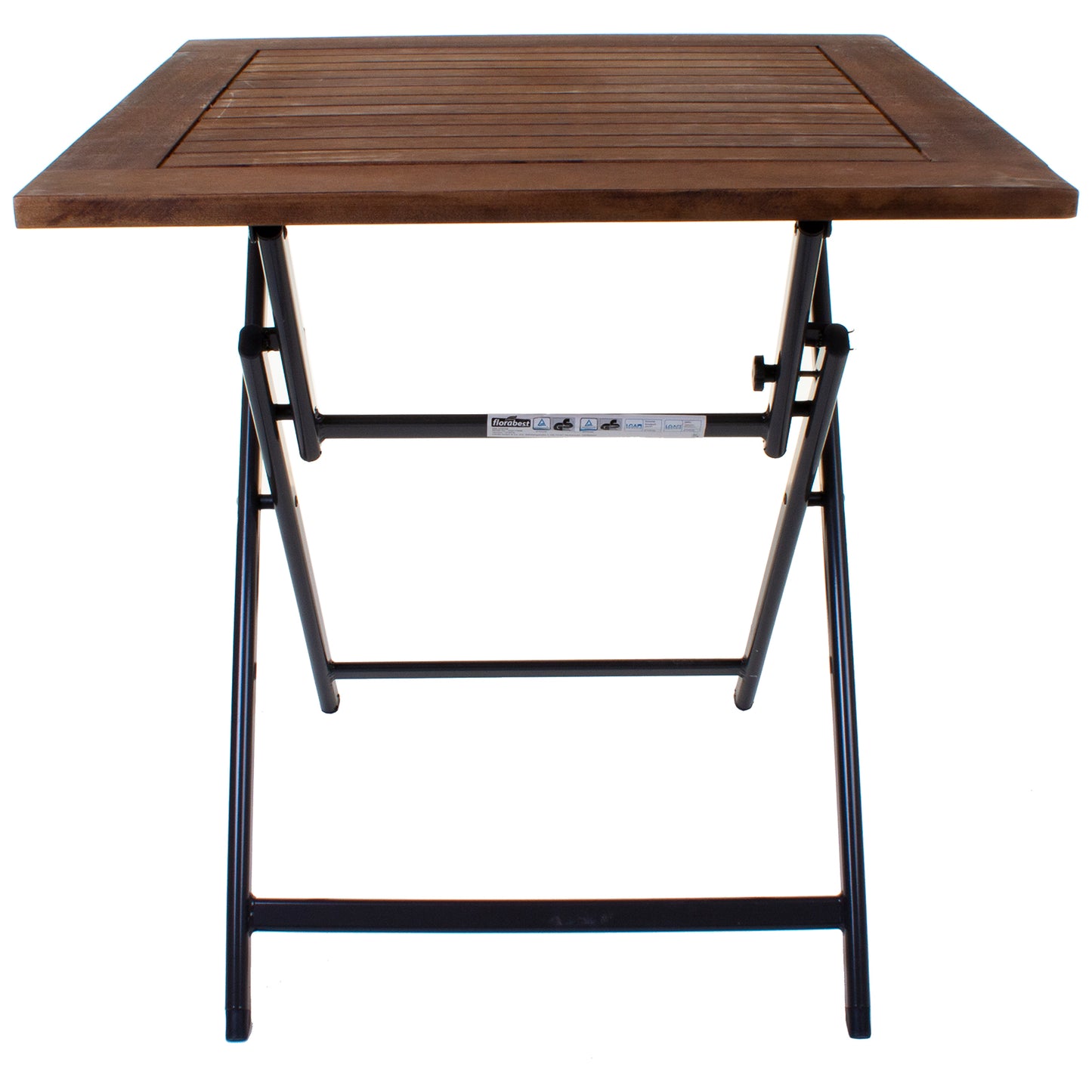 Copy of Folding Square Garden Table - Dark Brown