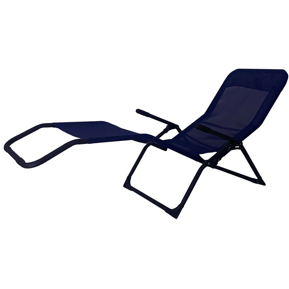 Reclining Rocker Lounger - Navy