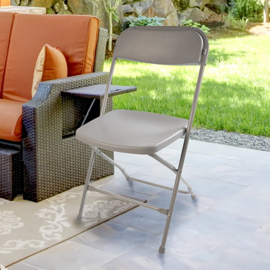 Folding Banquet Chair - Grey