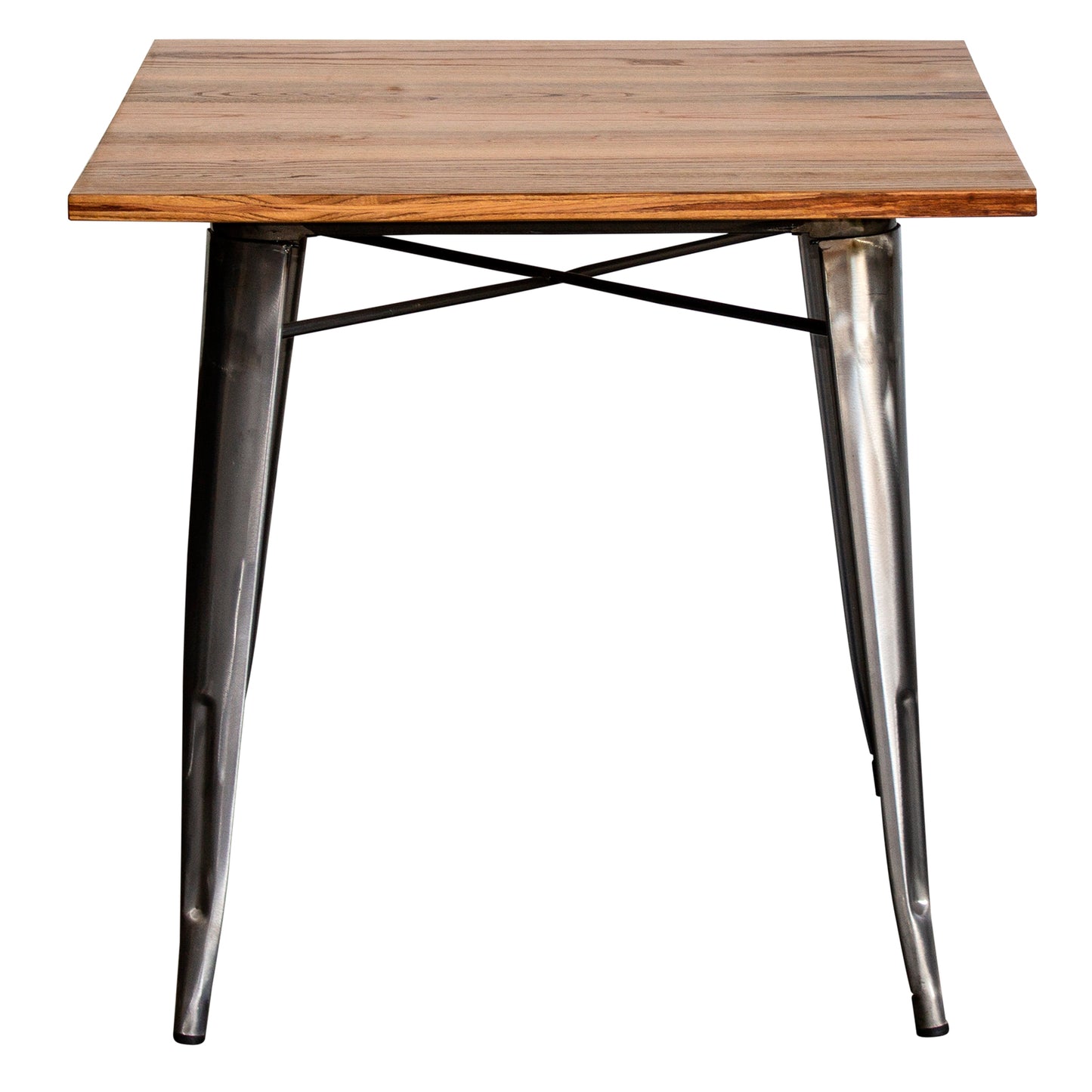 3PC Enna Table & Rho Stool Set - Steel